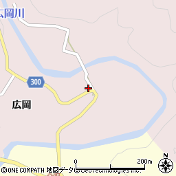 徳島県海部郡海陽町広岡広岡21周辺の地図