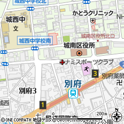 城南区役所前周辺の地図