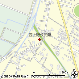西上野公民館周辺の地図