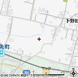 高知県南国市下野田周辺の地図