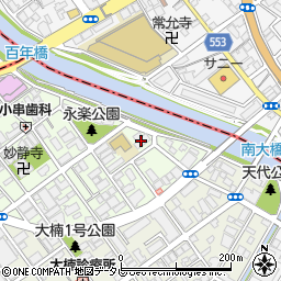 九州電力那の川寮周辺の地図