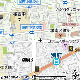 串カツ田中福岡別府店周辺の地図