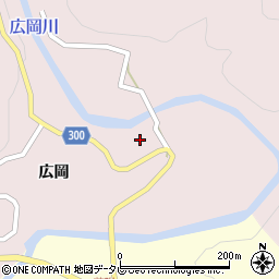 徳島県海部郡海陽町広岡広岡19周辺の地図
