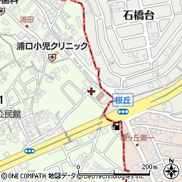 浦田東公園周辺の地図