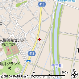 福岡県嘉麻市下臼井974周辺の地図