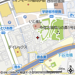福岡県福岡市西区徳永北2-5周辺の地図