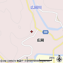 徳島県海部郡海陽町広岡広岡94周辺の地図