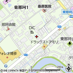 ＤＩＣ株式会社　福岡営業所周辺の地図