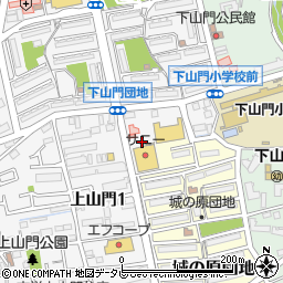 セイワパーク下山門駐車場周辺の地図