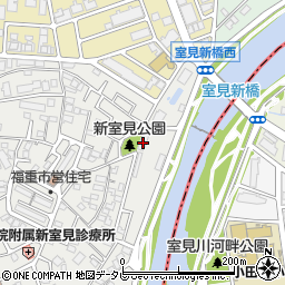 福岡市水道局室見資材置場周辺の地図