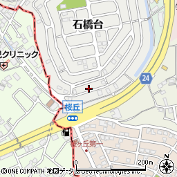 福岡県糟屋郡志免町石橋台7周辺の地図