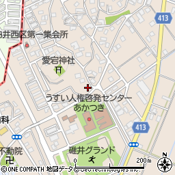 福岡県嘉麻市下臼井1086周辺の地図