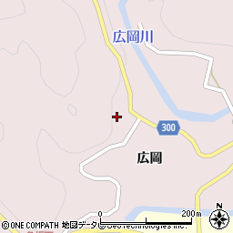 徳島県海部郡海陽町広岡広岡93周辺の地図