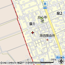 福岡県福岡市西区泉1丁目12-2周辺の地図