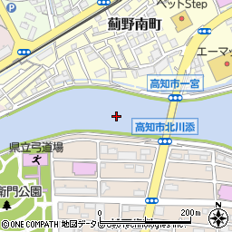 久万川大橋周辺の地図