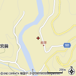 徳島県海部郡海陽町船津周辺の地図