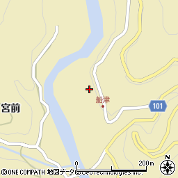 徳島県海陽町（海部郡）船津周辺の地図