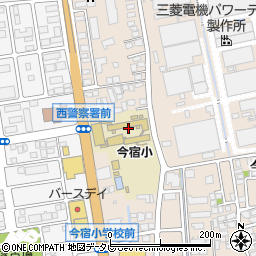 福岡市立今宿小学校周辺の地図
