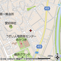 福岡県嘉麻市下臼井996周辺の地図