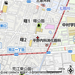 中村学園寮周辺の地図