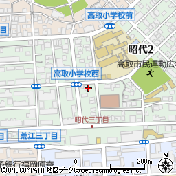 水道レスキュー早良区昭代・干隈・原団地・四箇周辺の地図