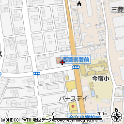 福岡県警察 西警察署 食堂周辺の地図