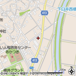 福岡県嘉麻市下臼井978周辺の地図