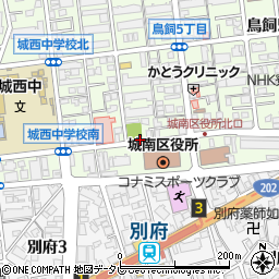 福岡県福岡市城南区鳥飼6丁目12周辺の地図