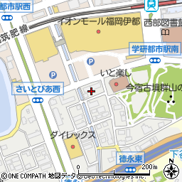 福岡県福岡市西区徳永北8周辺の地図