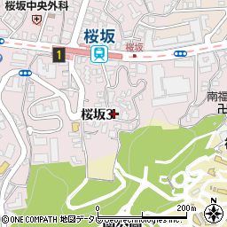 ライオンズマンション桜坂第３周辺の地図