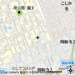 福岡県福岡市西区泉3丁目2周辺の地図