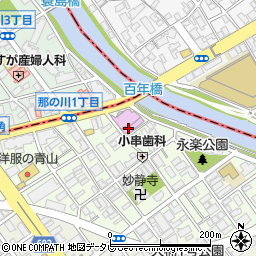 福岡県福岡市南区那の川1丁目1-1周辺の地図