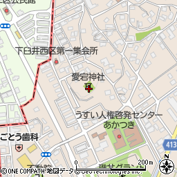 福岡県嘉麻市下臼井1084周辺の地図