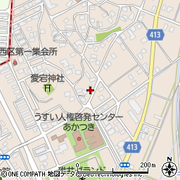 福岡県嘉麻市下臼井1088周辺の地図