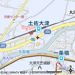 大津駅前周辺の地図