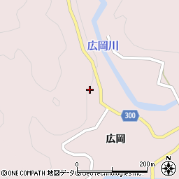 徳島県海部郡海陽町広岡広岡89周辺の地図