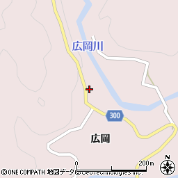 徳島県海部郡海陽町広岡広岡3周辺の地図
