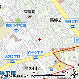 日本香堂福岡支店周辺の地図