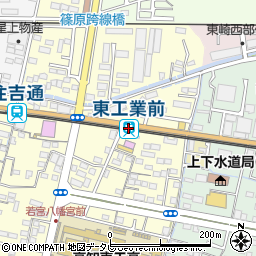東工業前駅周辺の地図