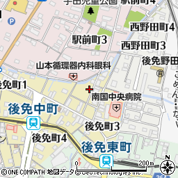 吉本青果周辺の地図
