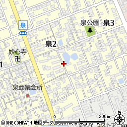 福岡県福岡市西区泉2丁目5-6周辺の地図