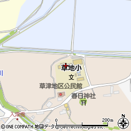 豊後高田市立草地小学校周辺の地図