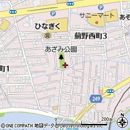 高知県高知市薊野西町周辺の地図