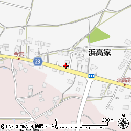 灰原珈琲店周辺の地図