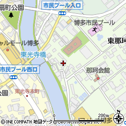 ビジネス・ワン東那珂周辺の地図