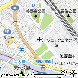 九州変電所周辺の地図