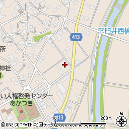 福岡県嘉麻市下臼井983周辺の地図