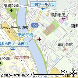 ユノカ商事株式会社　福岡支店周辺の地図