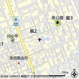 福岡県福岡市西区泉2丁目5-9周辺の地図