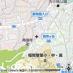 フォレックス桜坂周辺の地図